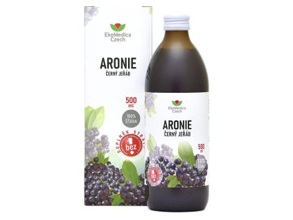 ekomedica aronie cerny jerab 100 stava 500 ml