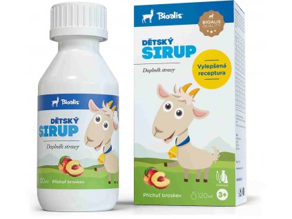 Bioalis Dětský sirup s kolostrem a vitamíny 120 ml