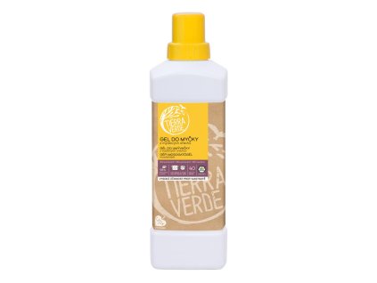 Yellow & Blue Gel do myčky na nádobí z mýdlových ořechů s BIO pomerančovou silicí 1000 ml