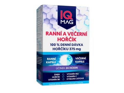 IQ Mag hořčík - ranní energie a noční klid