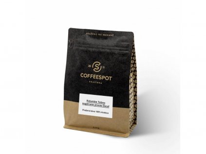 Coffeespot Kolumbie Tolima sugarcane proces Decaf 250 g