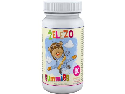 Clinical Železo Gummies 60 pektinových bonbónů