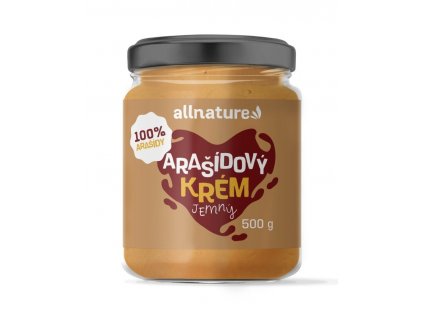 Allnature Arašídové máslo jemné 500 g