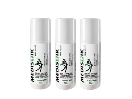 Medistik ICE Roll-on na svaly a klouby 3x 89 ml