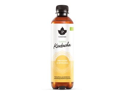 153075 4 kombucha bio 370ml bio kombucha zazvor citron