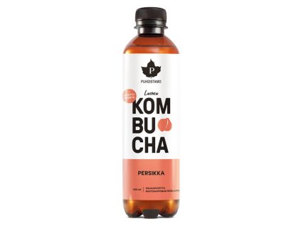 Puhdistamo Bio Kombucha broskev 400 ml