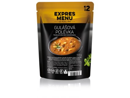 Gulášová polévka bez lepku 2 porce