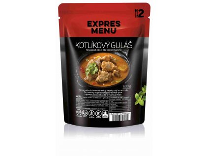 Kotlíkový guláš bez lepku 2 porce