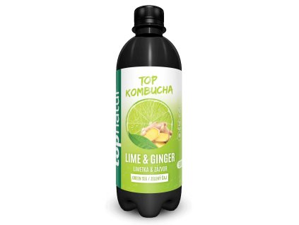 TOP BIO Kombucha Limetka&Zázvor 500 ml
