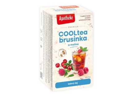 Apotheke COOLTEA brusinka s malinou 20x2g