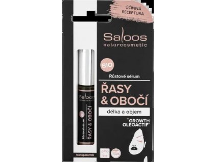 Saloos Bio Růstové sérum na řasy a obočí 7 ml