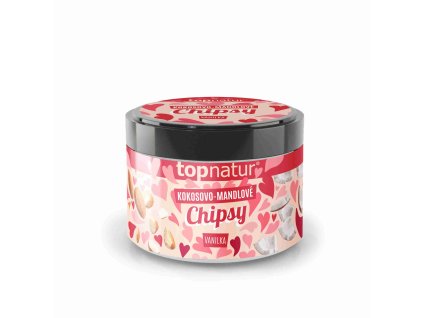 Topnatur Valentýnské chipsy Vanilka 100 g
