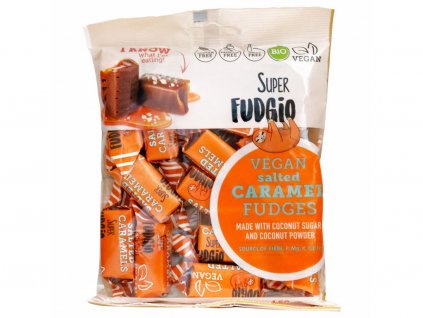Bio Veganské karamely - slaný karamel 150gveganske karamely slany karamel bio super fudgio 150g