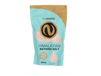 Himalájská sůl růžová koupelová 500g NUPREMEk
