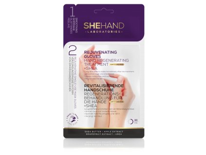 Gelový peeling a maska ve formě jednorázových rukavic