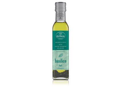 Olitalia Zálivka s extra panenským olivovým olejem a bazalkou 250 ml