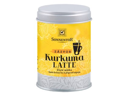 Sonnentor Kurkuma Latte - zázvor bio 60g dóza