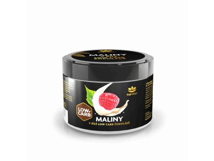 Topnatur Maliny v bílé čokoládě Low Carb 200 g