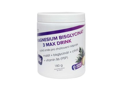 Vieste Magnesium bisglycinát 3 Max Drink příchuť ananas 180 g