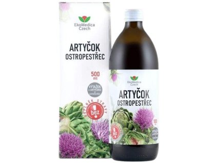 Ekomedica Artyčok + ostropestřec 500 ml