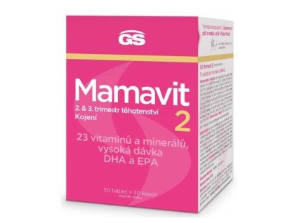 GS Mamavit 2 těhotenství a kojení 30 tablet + 30 kapslí