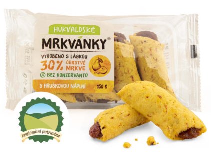 Hukvaldské mrkvánky s hruškovou náplní 150 g