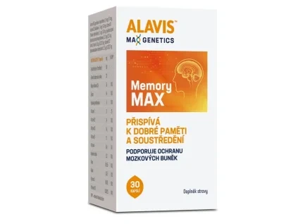Alavis MAX Genetics Memory MAX 30 kapslí