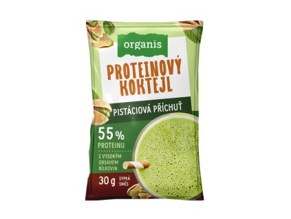 organis proteinovy koktejl pistacie 30 g