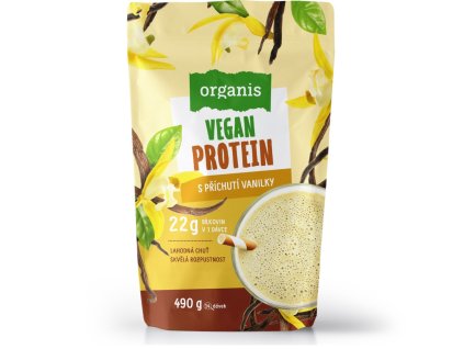 organis vegan protein vanilka 490 g