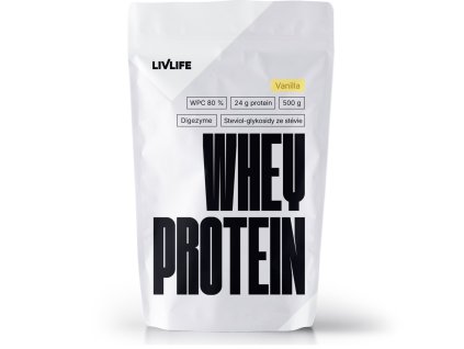 livlife whey protein vanilka 500 g