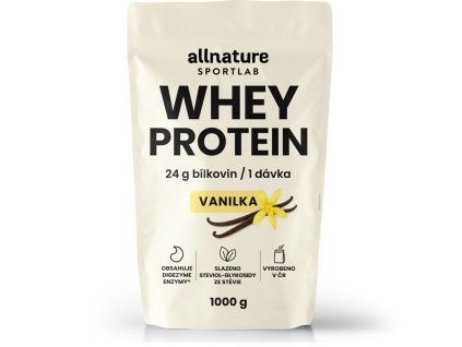 allnature sportlab whey protein vanilka 1000 g