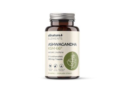 allnature elements ashwagandha ksm 66 300 mg 90 cps