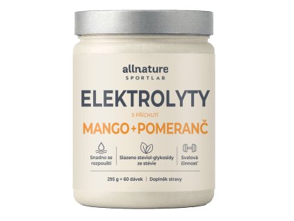 allnature sportlab elektrolyty mango pomeranc 295 g