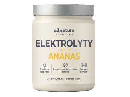 allnature sportlab elektrolyty ananas 274 g