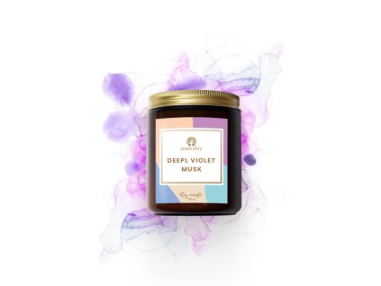 4215 deep violet musk sojova svicka 250 ml