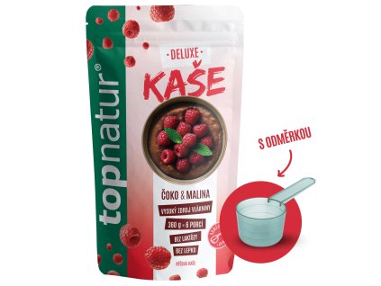 Topnatur DELUXE kaše čoko & malina 360 g
