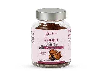 Nutricius Chaga gummies 500 mg 60 ks