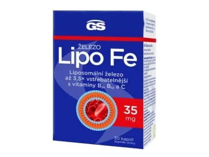 GS Železo Lipo Fe 30 kapslí