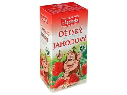 Apotheke Dětský ovocný čaj jahodový 20x2g