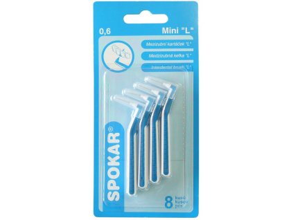 Spokar Mezizubní kartačky MICRO L 0,5mm 6 ks