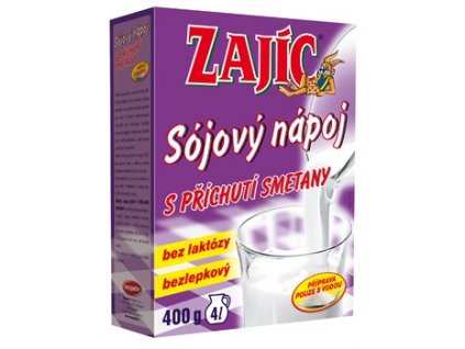 Mogador Sójový nápoj Zajíc s příchutí smetany 400 g