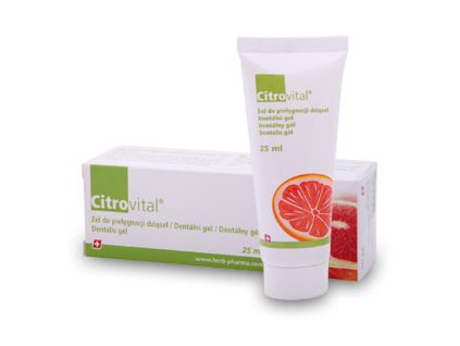 Citrovital Dentální gel pro dospělé 25 ml
