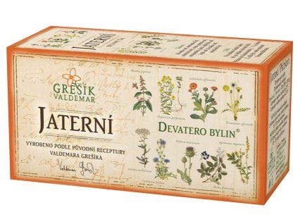 Grešík Jaterní bylinný čaj 30 n.s. Devatero bylin