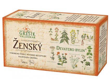 Grešík Ženský bylinný čaj 30 n.s. Devatero bylin