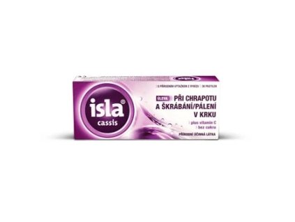 Isla-Cassis tbl. 30 bylinné pastilky