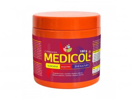 Medicol Plus vláknina/živé kultury prášek 180 g