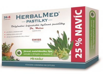 71107 herbalmed pastilky dr weiss pri kasli 24 pastilek 6 pastilek zdarma