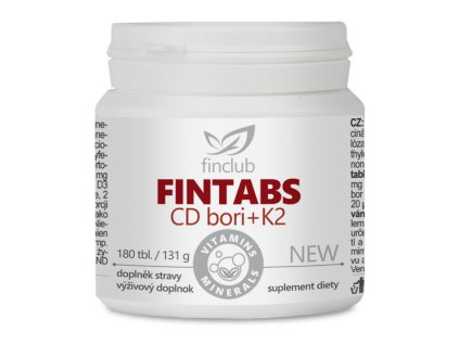 Finclub Fintabs CD Bori + K2 180 tbl.