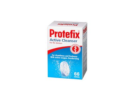 Protefix Aktivní čistící tablety na zubní protézu 66 tbl.