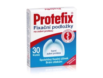 Protefix Fixační podložka na zubní protézu horní zubní protéza 30 ks